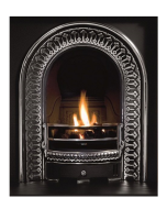 Regal Highlight Polished Cast Iron Arched Insert with Back