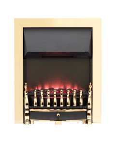 Blenheim Brass Inset Electric Fire