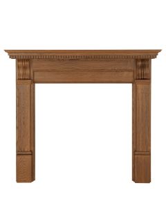 Corbel Oak (Waxed) Fireplace Surround