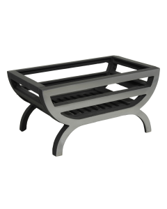 Small Cradle Polished/Black Fire Basket