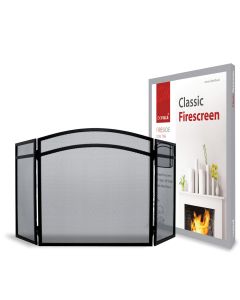 Deville 3 Fold Screen Classic Black