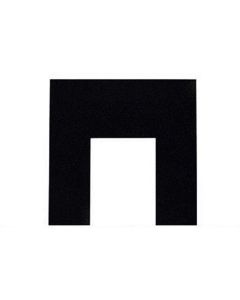 Polished granite panel available in 2 sizes with cut-out.