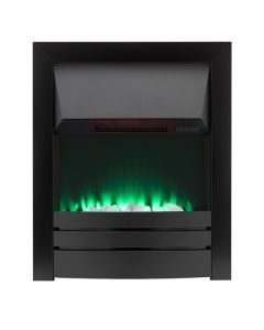 Hopton Black Inset Electric Fire