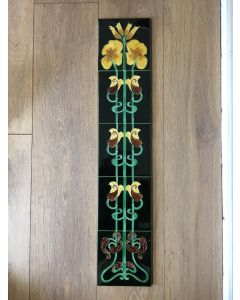 Set of 2 x 5 Evening Primrose Tiles