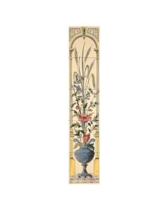 Set of 2 x 5 Poppy and Wheatsheaf Tiles