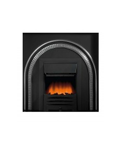 Simple in design and offers a contemporary look from a cast iron fireplace.