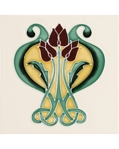 Belleflower Fireplace Tile