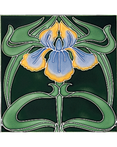 Purple Flag Fireplace Tile